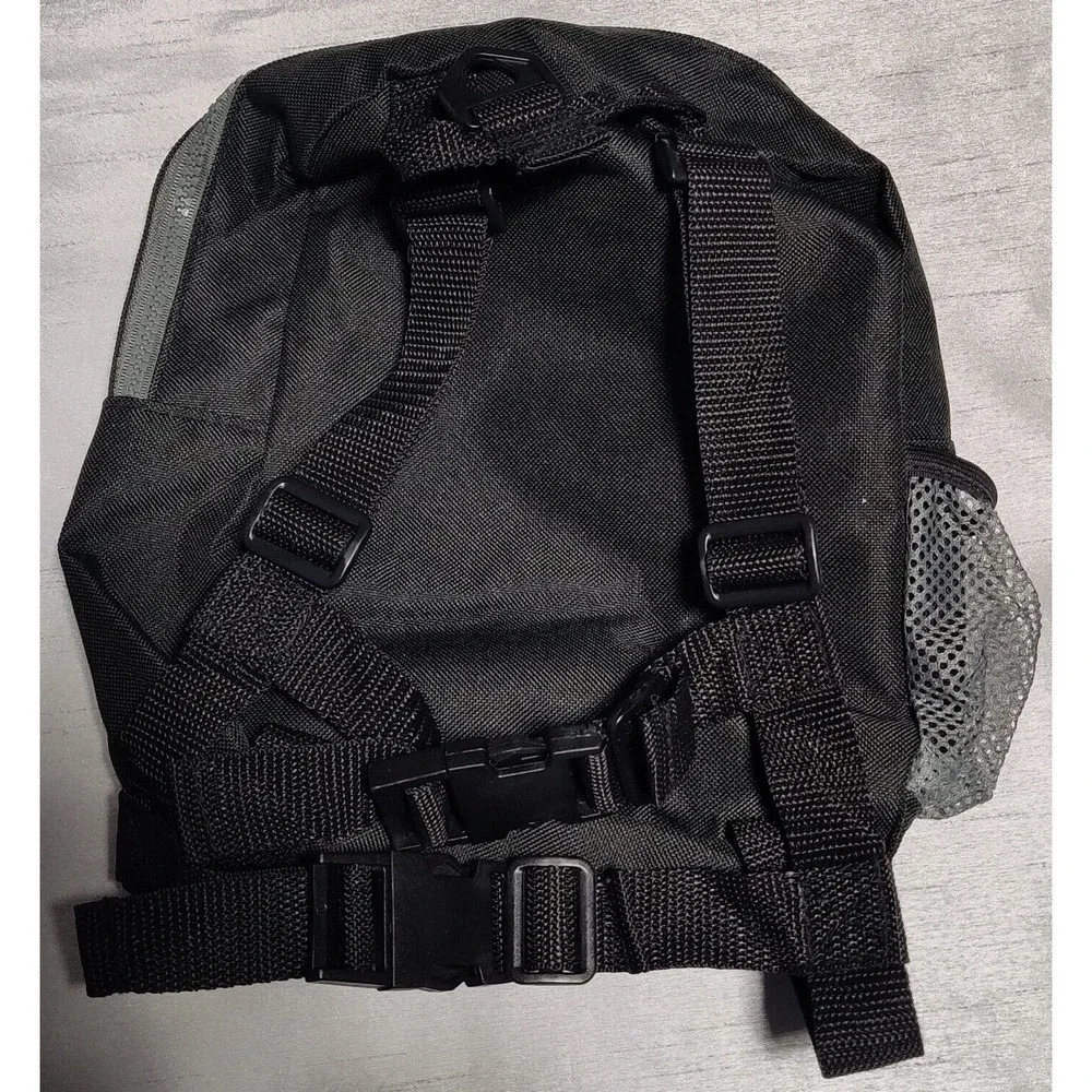 EDDIE BAUER Black Green Kids Hiking Safety Harness Mini‎ Backpack (No Tether)